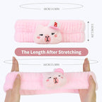 Spa Headband for Washing Face, 2 Pack Cute Halloween Hair Band for Shower Yoga - Image 7