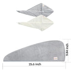 M-bestl 2 Pack Hair Towel Wrap, Absobent Hair Drying Towel - Image 6