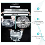 30pcs Disposable Shower Caps-Multi-Purpose Thickening Elastic Bath Cap Plastic - Image 6