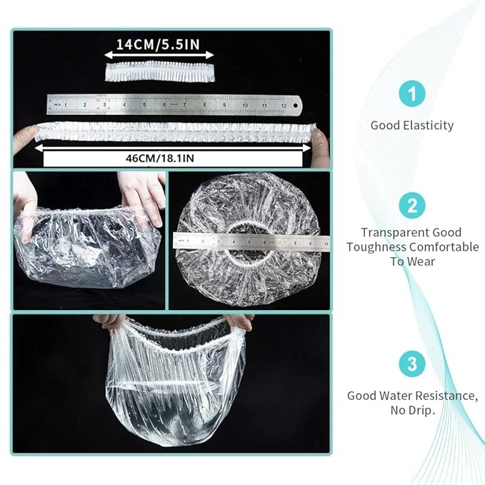 Disposable Shower Caps 100 Pcs - Image 6