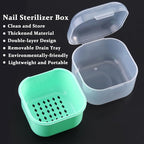 Nail Tool Sterilizer Box Plastic Sterilization Tray - Image 2