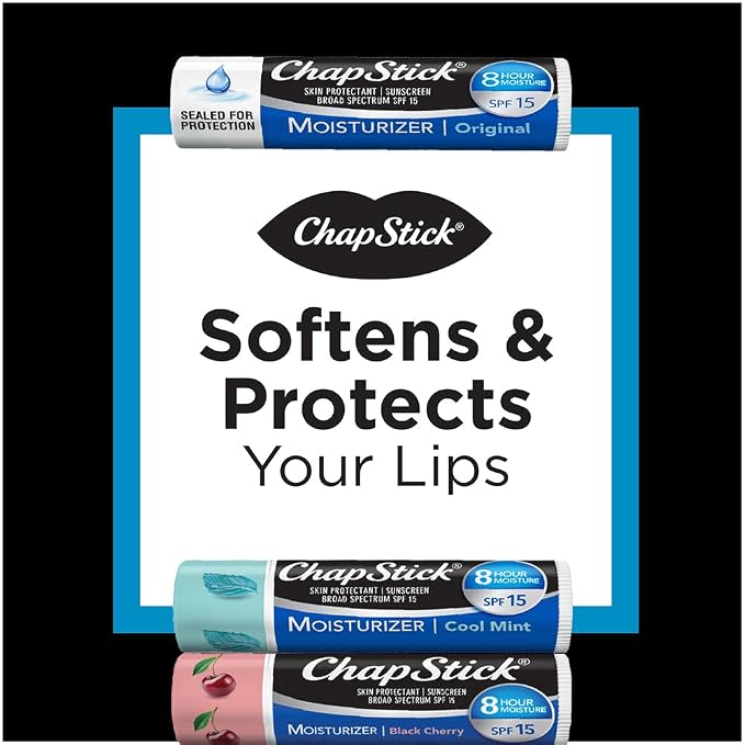 ChapStick Lip Balm Moisturizer 2-in-1 Lipcare SPF 15 Bundle – Original - Image 7