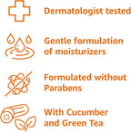 Amazon Basics Refreshing Nourishing Body Wash, Cucumber & Green Tea, - Image 3