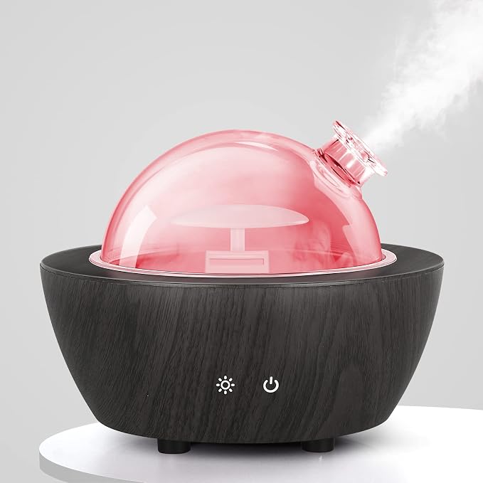 Glass Essential Oil Diffusers ，280ml Aromatherapy Diffuser by HSLZOMI