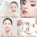 OMWAH 100 PCS Disposable Shower Caps Large Clear Waterproof Processing - Image 3