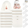 18PCS U-Shaped Microfiber Facial Towels by Unknown