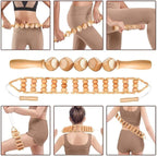 10-in-1 Wood Therapy Massage Tools Gua Sha Wooden Massager - Image 6