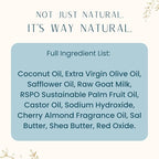 Goat Milk Soap Bar, Cherry Almond - Image 9