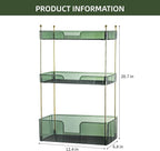 Akinbas 3 Tier Bathroom Organizer Countertop Makeup Perfume Tray Skincare - Image 3