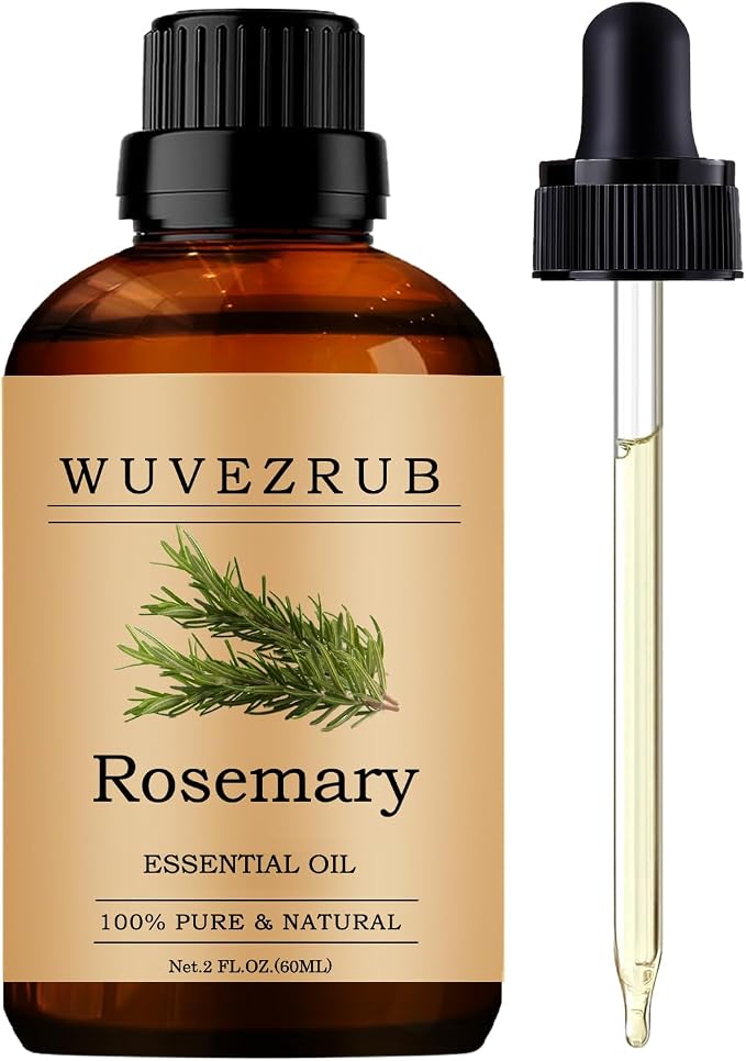 Rosemary Essential Oils, 60ML Pure and Natural Essential Oil by WUVEZRUB