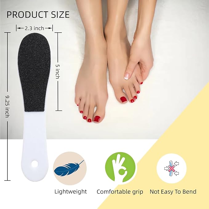 10 Pack Foot File, Professional Foot Callus Remover Sandpaper Pedicure Tools - Image 2
