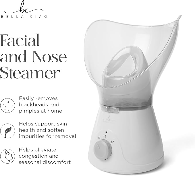 Bella Ciao 11-Piece Facial Steamer Set – Portable Face Steamer - Image 2