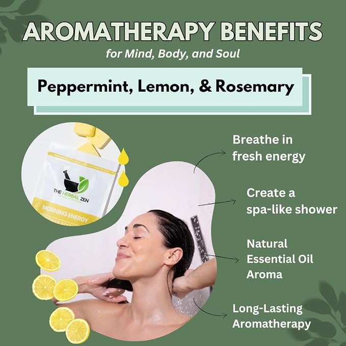 Morning Energy Shower Steamers Aromatherapy 10 Pack - Image 3