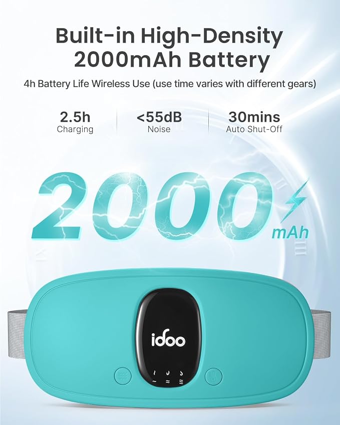 iDOO Heating Pad for Period Cramps, FSA Eligible Items Only List, Portable - Image 6