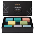 Bath Bombs for Men – 8 Large Block Shape Natural Mens Bath Bombs | Relaxing by MakeLifeExclusive