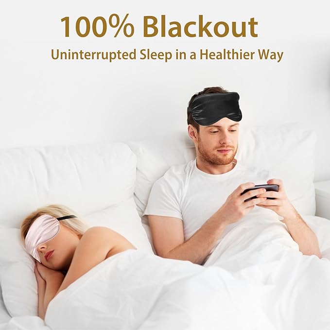 4 Pack Silk Sleep Mask - Image 6