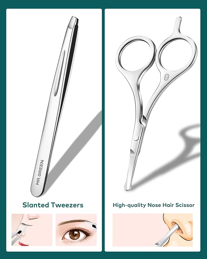 MR.GREEN Manicure Kit 10 in 1, German Stainless Nail Clippers Set, Professional - Image 5