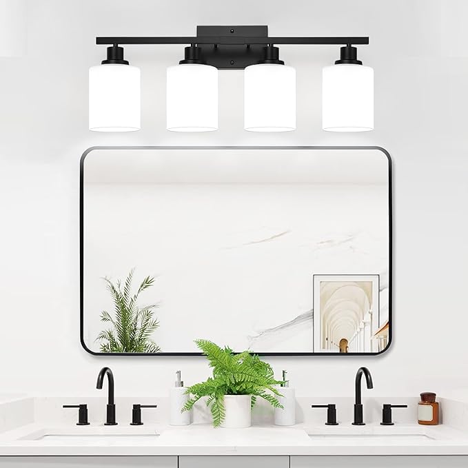 MOKATNG 4-Light Bathroom Light Fixtures, Vanity Light - Image 5