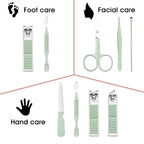 Manicure Set - 7 Pieces Professional Travel Nail Clippers - Image 4