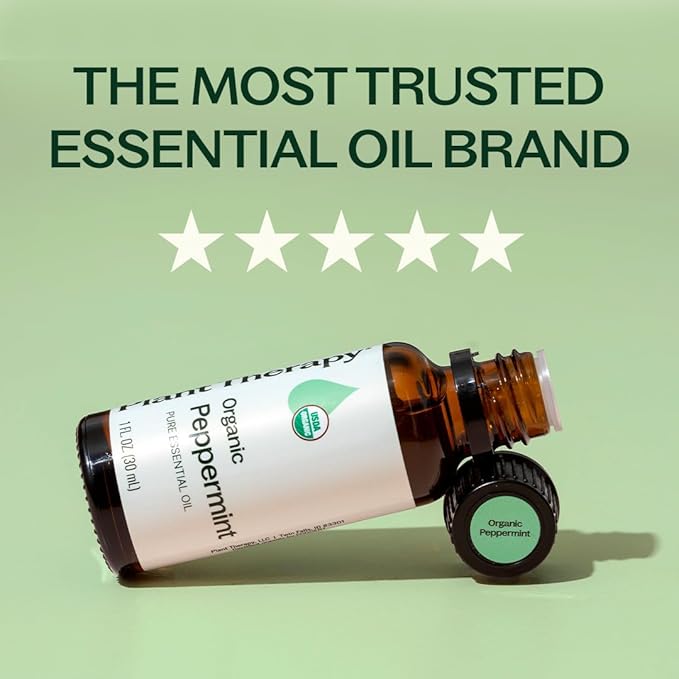 Plant Therapy Organic Peppermint Essential Oil 30 mL, 100% Pure, USDA Certified - Image 3