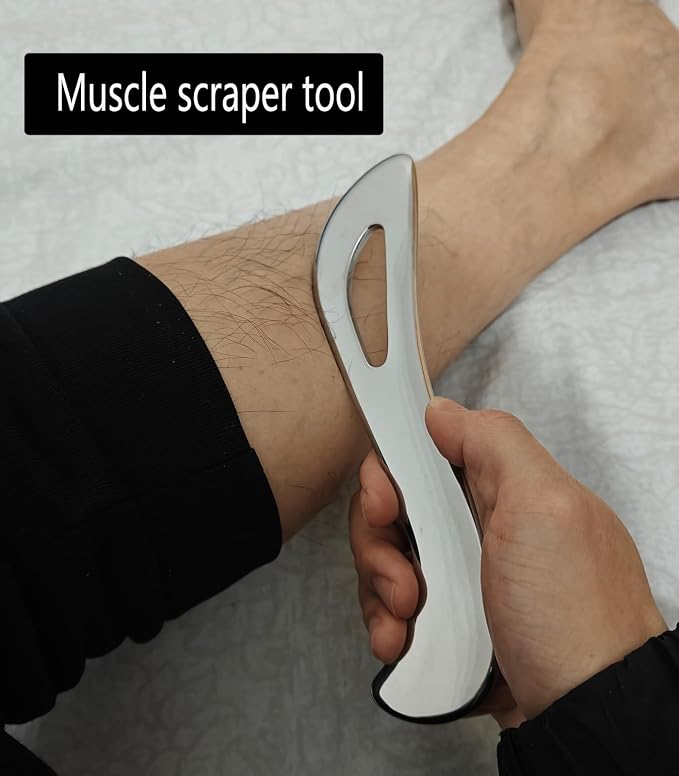Stainless Steel Gua sha Scraping Massage Tool, IASTM Tool, Physical Therapy - Image 4