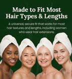Hair Towel Wrap for Women, Bamboo Made for Advanced Absorption & Fast Drying - Image 6