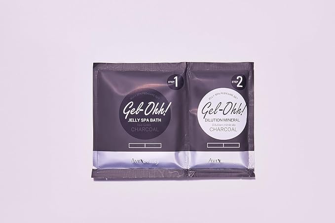 AvryBeauty Gel-Ohh Jelly Spa Bath 3 Pack, Charcoal Infused, Ginger and - Image 3