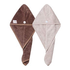 M-bestl 2 Pack Hair Drying Towels, Hair Wrap Towels, Absorbent Microfiber Hair - Image 2