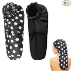 2 Pcs Large Shower Cap for Braids, Extra Long Shower Cap for Women Long Hair & by Unknown