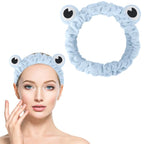 Jowmoy Blue color Frog Eye Elastic Headband - Image 8
