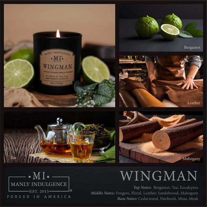 Manly Indulgence Wingman Scented Candles - Image 2
