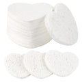50-Count Facial Sponges Compressed, 100% Natural Cellulose Face Sponge by Mainlyrunmakeupsuppliers