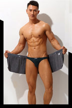 Men Soft Wearable Bath Towel Short Pants Soft Mircofiber Swimming Beach Towel - Image 7