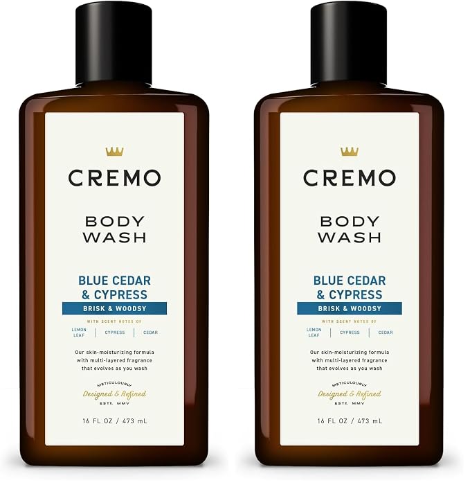 Cremo Body Wash for Men, Rich-Lathering Cypress and Cedar, 16 Fl Oz by CremoCompany