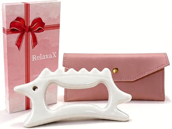 Ceramic Gua Sha Facial Tools Lymphatic Drainage Massager Body Guasha Tool by Unknown