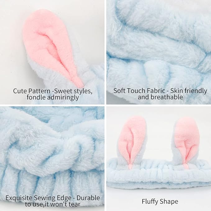 AHONEY Bunny Ears Headband - Image 4