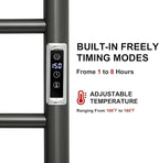 Electric Towel Warmer Rack, Heating Towel Warmer, Timer & Temperature Control - Image 2