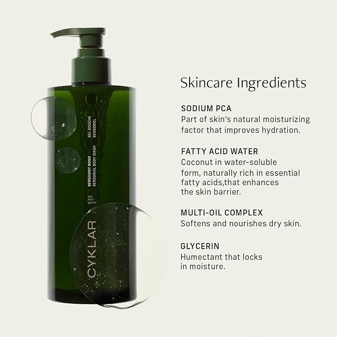 CYKLAR Sensorial Body Wash. Bergamot Bond Hydrating Cleanser - Image 6