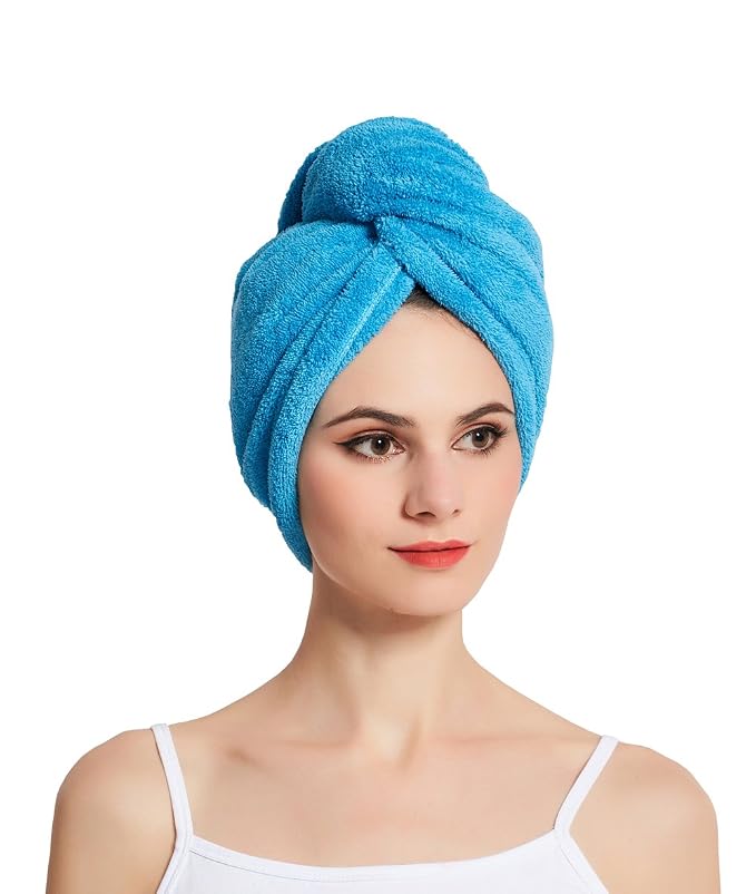 HOPESHINE Hair Drying Towel Twist Women's Soft Shower Microfiber Towels - Image 5