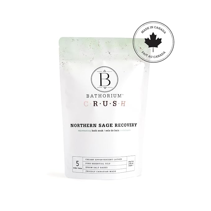 Bathorium Northern Sage Recovery Crush, Revitalizing Bath Soak, Dead Sea & - Image 2