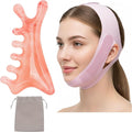 4 in 1 Gua Sha Facial Tool & V-Line Face Mask, Self Care Gifts by kullder