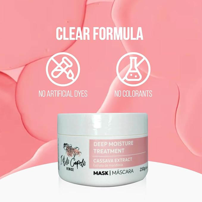 I Belli Capelli Venice Cassava Extract & Argan Oil Hair Mask - - Image 7