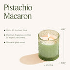 LA JOLIE MUSE Pistachio Macaron Scented Candle | Pistachio, Milk & Vanilla | 6 - Image 5