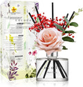 COCODOR Rose Flower Reed Diffuser/Black Cherry/6.7oz/1 Pack/Reed Diffuser by COCODOR