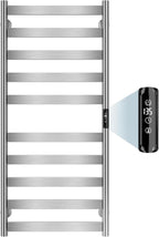 Electric Towel Warmer Rack, 10-Bar Stainless Steel Heated Tower Rack by Unknown