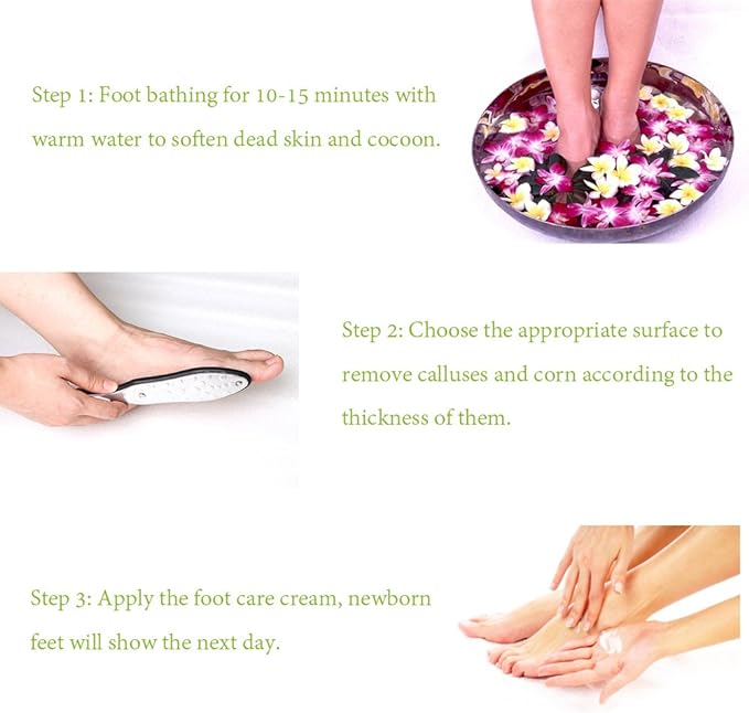 BEZOX Professional Foot File Callus Remover, Double Sided Pedicure Rasp - Image 5