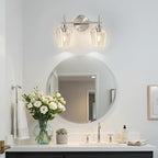 MOKATNG 2-Light Bathroom Light Fixtures, Brushed Nickel Vanity Lights - Image 6