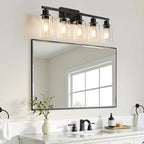 MOKATNG 5-Light Bathroom Light Fixtures, Vanity Light - Image 3