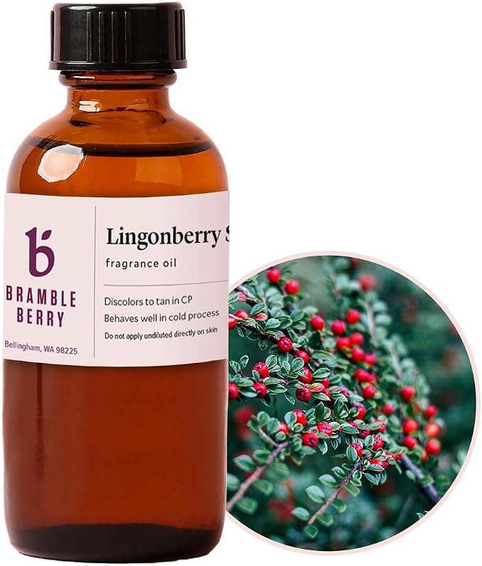 Bramble Berry Lingonberry Spice Fragrance Oil 2 oz | Warm Fruity Scent by BrambleBerry