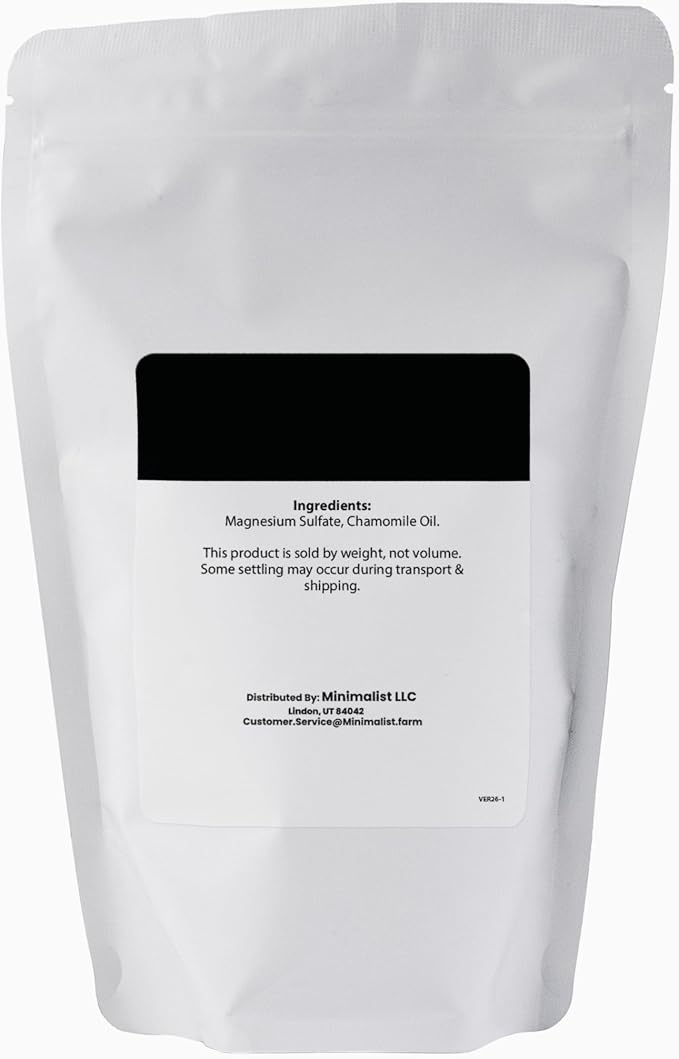 Minimalist Epsom Salt with Chamomile Oil, Packaged - Image 2